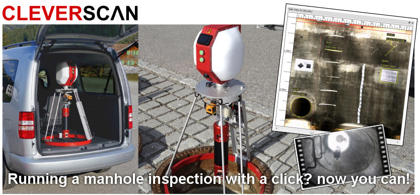 CleverScan for manhole inspections